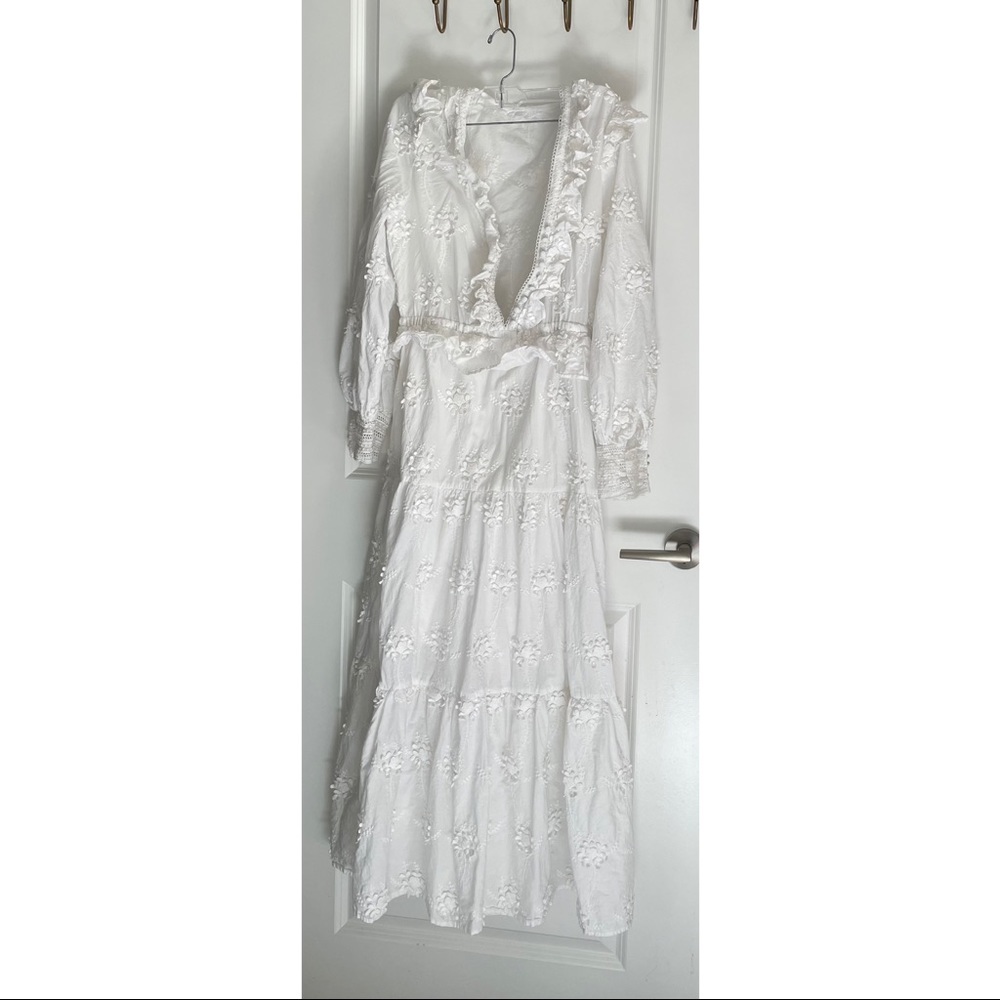 White flower dress
